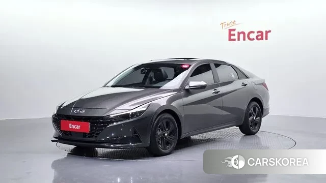 Hyundai Avante (CN7) 2022 Серый из Кореи