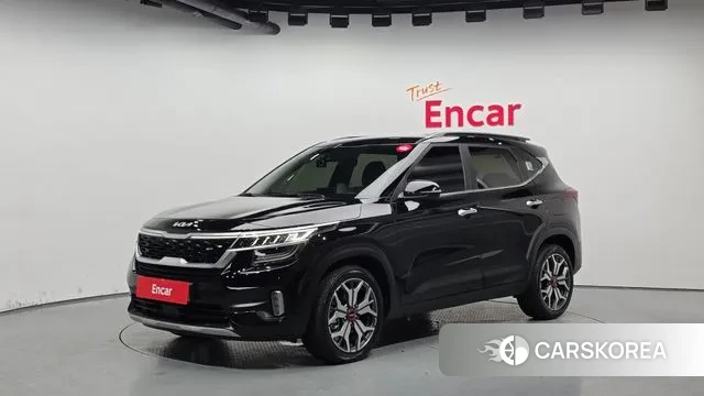 Kia Seltos 2022 Черный из Кореи