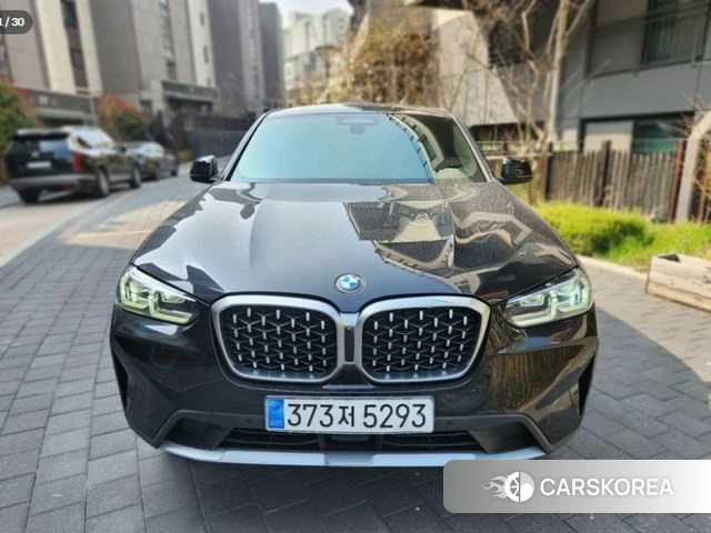 BMW X4 (G02) 2022 Черный из Кореи