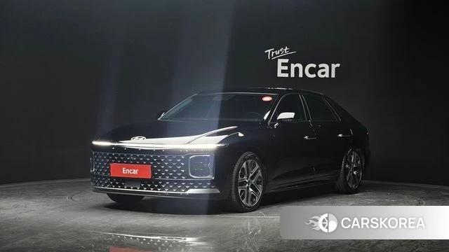 Hyundai Grandeur Hybrid (GN7) 2023 Черный из Кореи