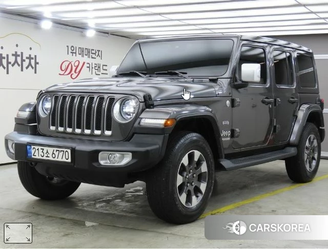 Jeep Wrangler (JL) 2022 Серый из Кореи
