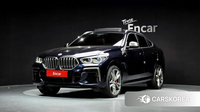 BMW X6 (G06) 2022 Черный из Кореи