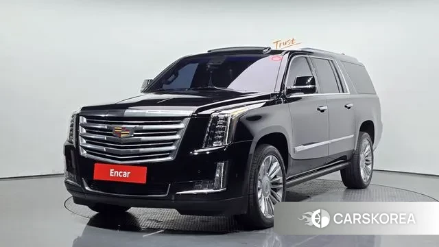 Cadillac Escalade 2018 Черный из Кореи