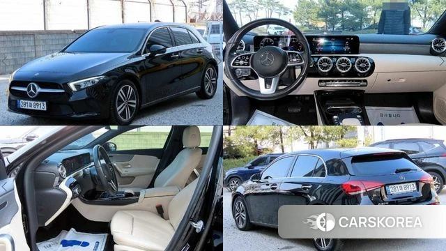 Mercedes-Benz A-Class W177 2021 Черный из Кореи