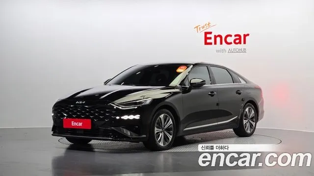 Kia K8 Hybrid 2023 Черный из Кореи