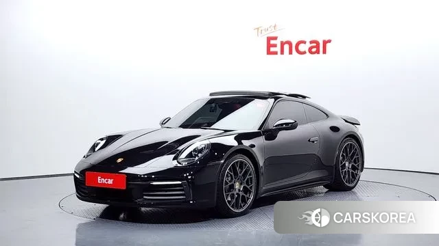 Porsche 911(992) 2021 Черный из Кореи