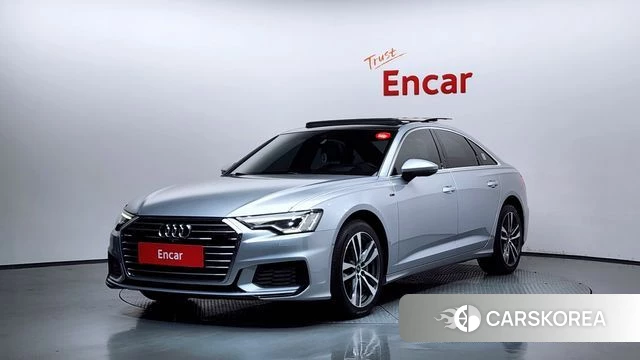 Audi A6 (C8) 2021 Серебряный из Кореи