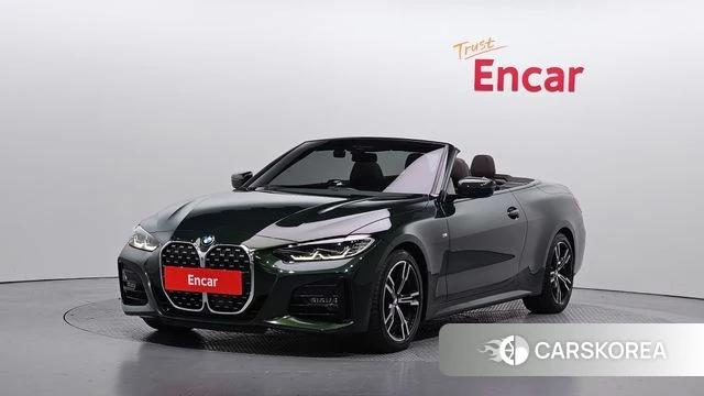 BMW 4 Series (G22) 2021 Темно-зеленый из Кореи