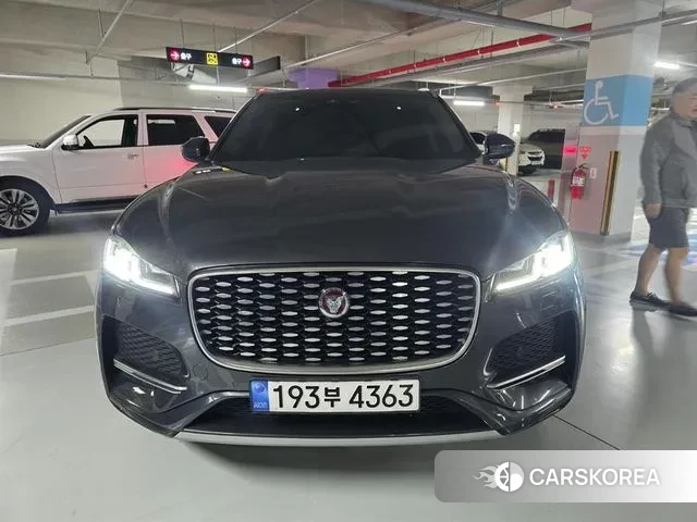 Jaguar F-PACE 2022 Серый из Кореи