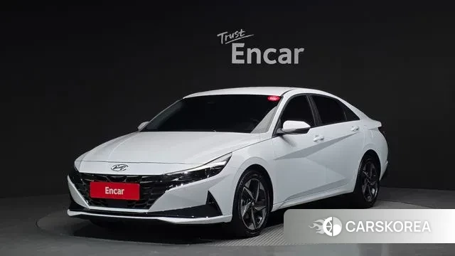 Hyundai Avante (CN7) 2022 Белый из Кореи