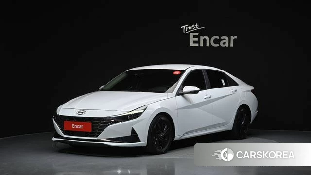 Hyundai Avante (CN7) 2022 Белый из Кореи