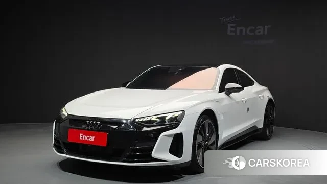 Audi e-Tron GT 2021 Белый из Кореи