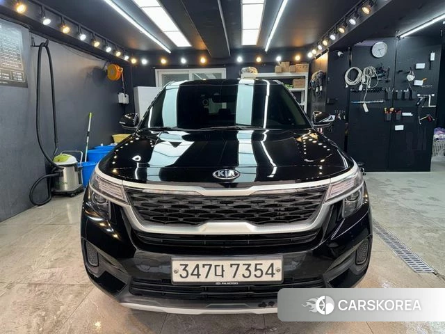 Kia Seltos 2019 Черный из Кореи
