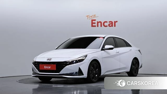 Hyundai Avante (CN7) 2020 Белый из Кореи
