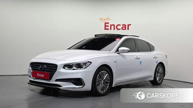 Hyundai Grandeur IG Hybrid 2019 Белый из Кореи