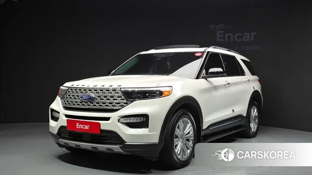 Ford Explorer 6th Generation 2021 Белый из Кореи