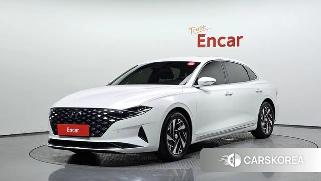 Hyundai The New Grandeur IG Hybrid 2020 Белый из Кореи