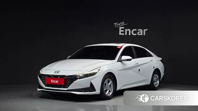 Hyundai Avante (CN7) 2020 Белый из Кореи