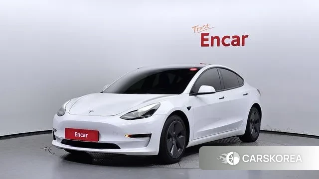 Tesla Model 3 2022 Белый из Кореи
