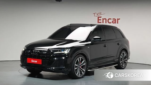 Audi Q7 (4M) 2022 Черный из Кореи