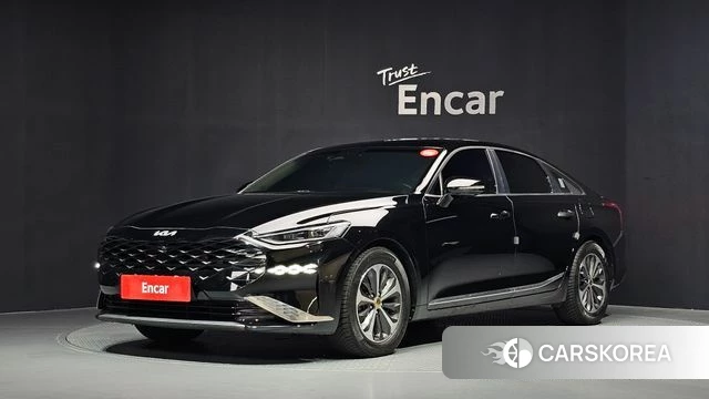 Kia K8 Hybrid 2021 Черный из Кореи