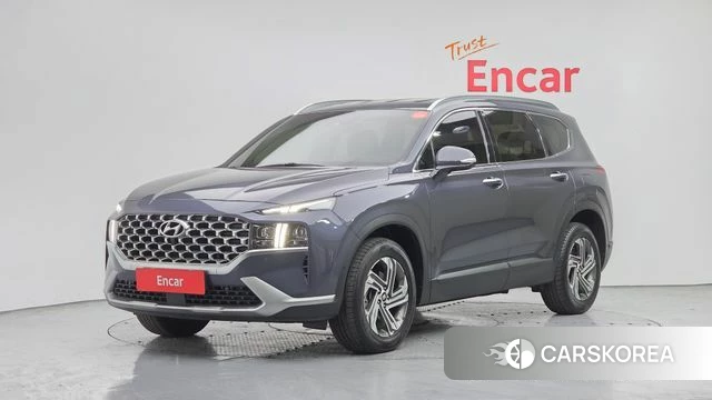 Hyundai The New Santa Fe 2020 Небесно-голубой из Кореи
