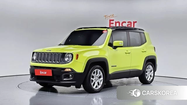 Jeep Renegade 2018 Светло-зеленый из Кореи