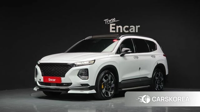 Hyundai Santa Fe TM 2018 Белый из Кореи