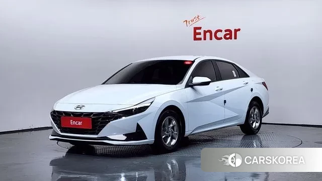 Hyundai Avante (CN7) 2021 Белый из Кореи