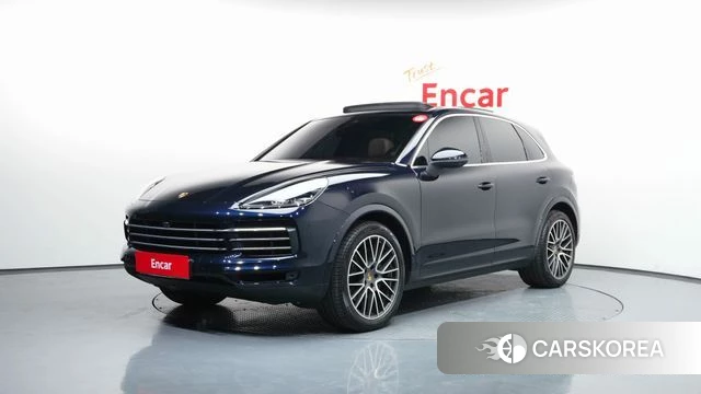 Porsche Cayenne (PO536) 2019 Синий из Кореи