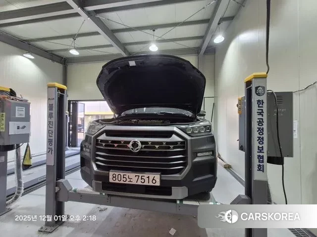 Ssangyong The New Rexton Sport 2023 Серый из Кореи