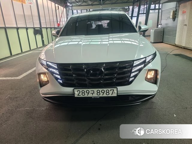 Hyundai Tucson Hybrid (NX4) 2022 Белый из Кореи