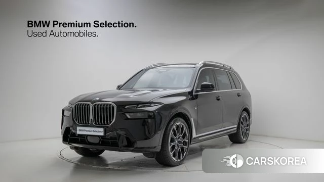 BMW X7 (G07) 2024 Черный из Кореи