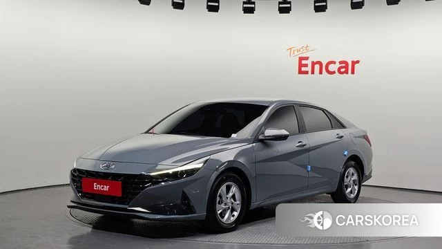 Hyundai Avante (CN7) 2021 Светло-серебряный цвет из Кореи