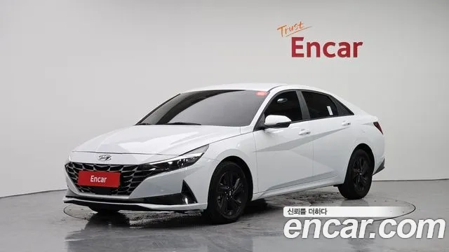 Hyundai Avante (CN7) 2022 Белый из Кореи