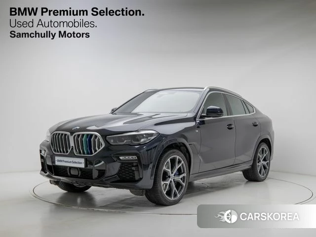 BMW X6 (G06) 2021 Черный из Кореи