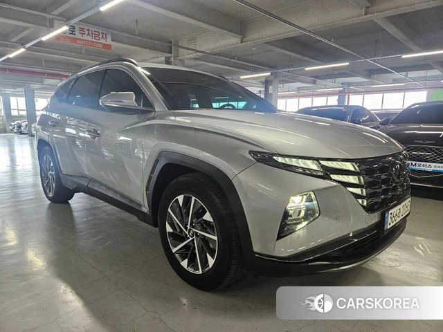 Hyundai Tucson Hybrid (NX4) 2021 Серебристо-серый из Кореи