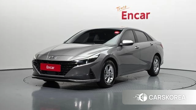 Hyundai Avante (CN7) 2021 Серебристо-серый из Кореи
