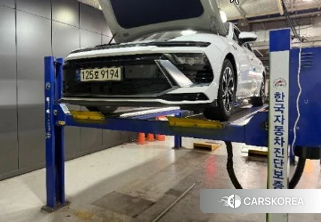 Hyundai Sonata D Edge (DN8) 2023 Белый из Кореи