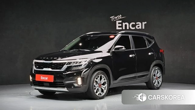 Kia Seltos 2020 Черный из Кореи