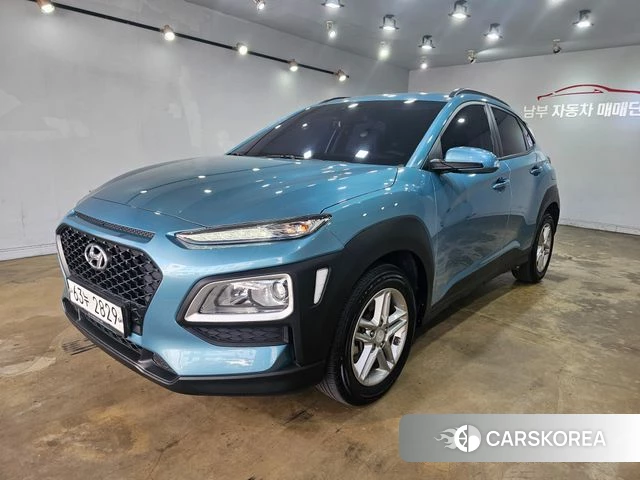 Hyundai Kona 2018 Небесно-голубой из Кореи
