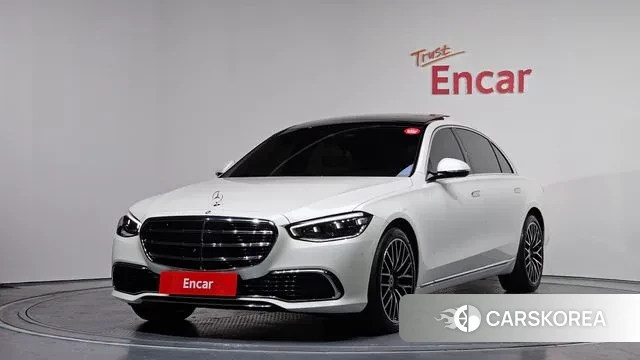 Mercedes-Benz S-Class W223 2023 Белый из Кореи