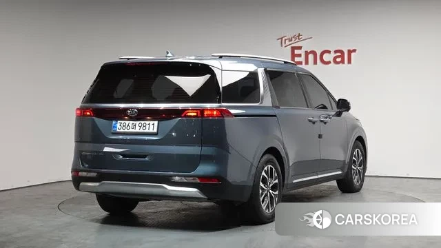 Kia Carnival 4th generation 2021 Небесно-голубой из Кореи