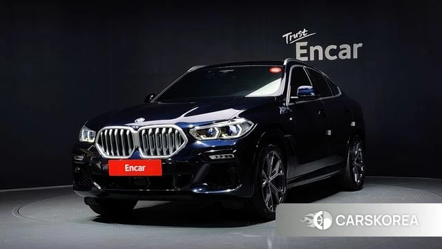 BMW X6 (G06) 2021 Черный из Кореи