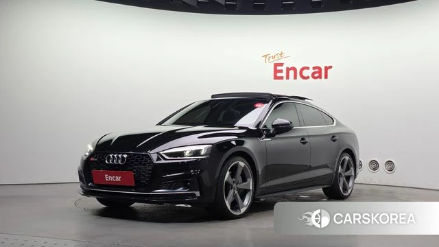 Audi A5 (F5) 2019 Черный из Кореи