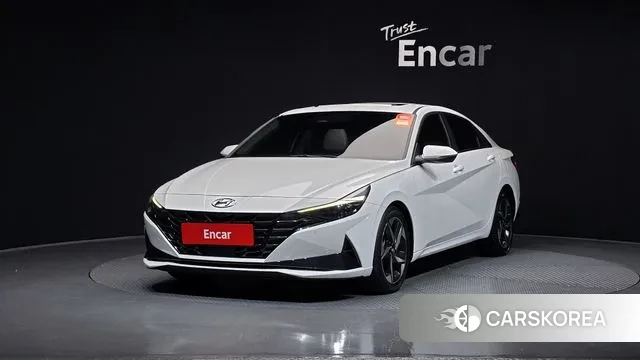 Hyundai Avante (CN7) 2020 Белый из Кореи