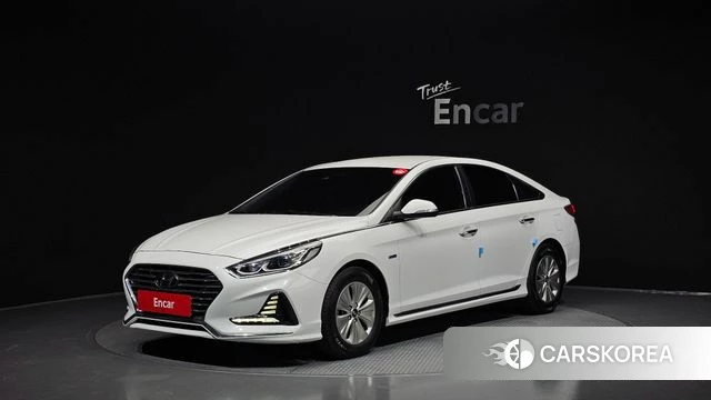 Hyundai Sonata New Rise Hybrid 2018 Белый из Кореи