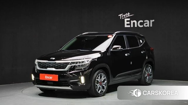 Kia Seltos 2019 Черный из Кореи
