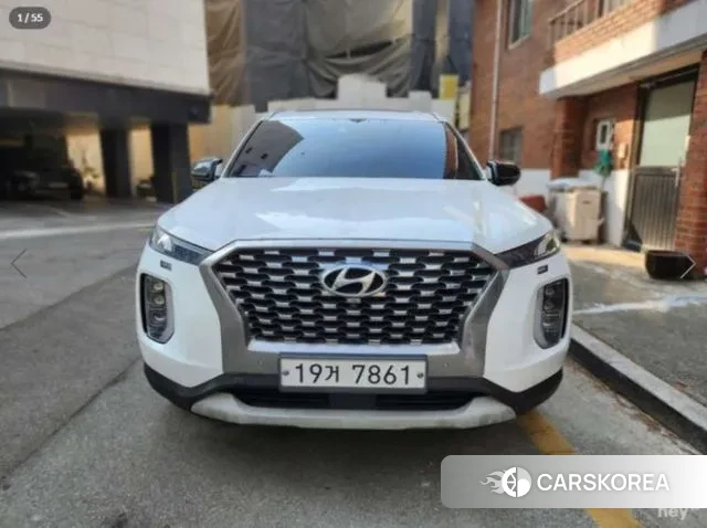 Hyundai Palisade 2019 Белый из Кореи