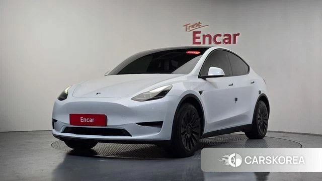 Tesla Model Y 2024 Белый из Кореи